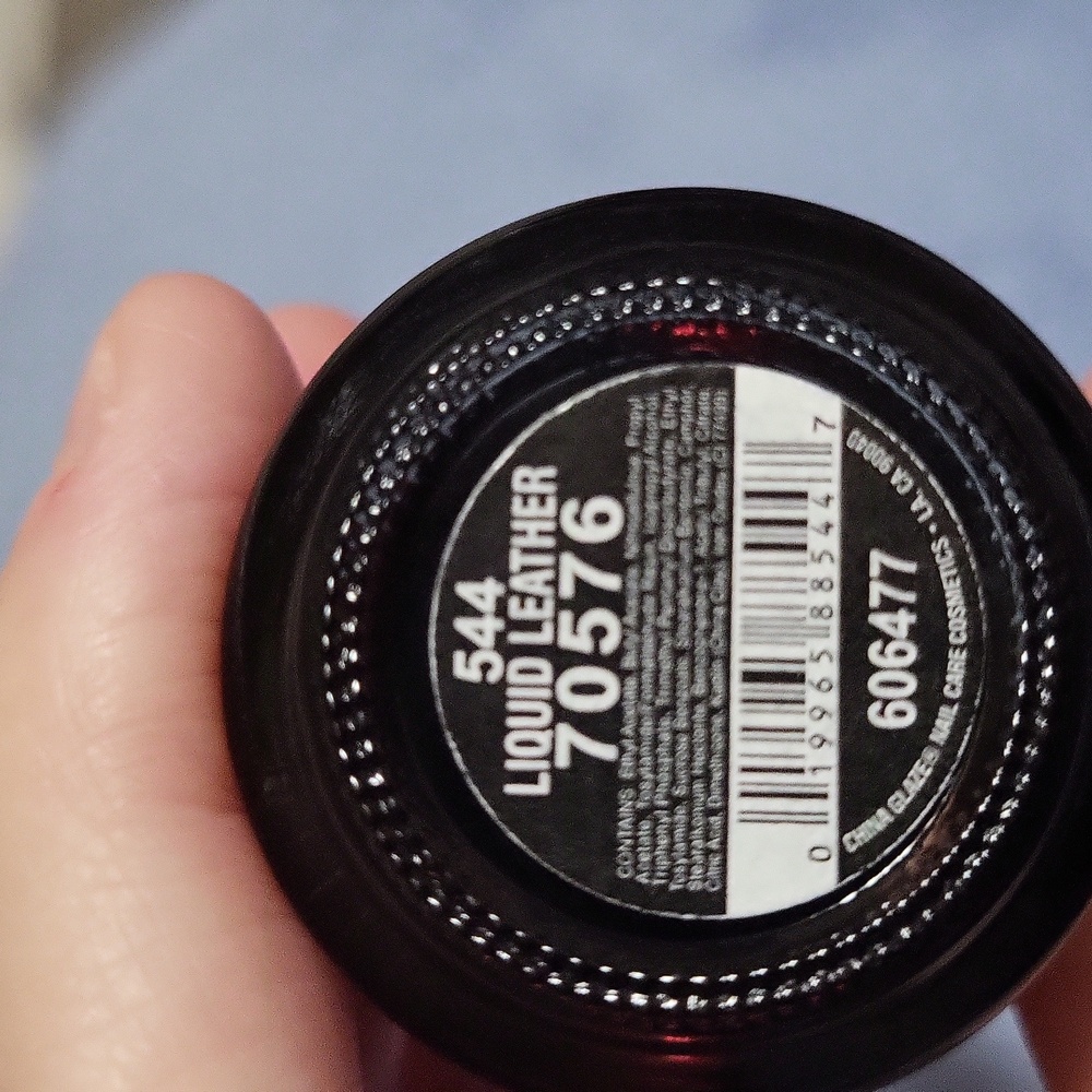 NEW China Glaze💅Strengthening Hardner Nail Polish- Liquid Leather🖤 - Picture 3 of 3
